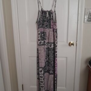 Mossimo Supply Co. Strapless Dress - Black and Purple